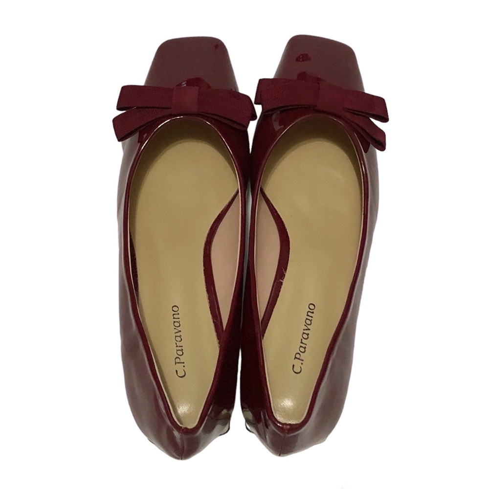 NIB C. Paravano Patent Leather Block Heel Pumps - Picture 4 of 15